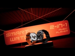 स्मार्ट वॉच GT98 TWS 2-इन-1 हेडसेट BT कॉल हृदय गति रक्तचाप स्वास्थ्य निगरानी हेडफोन Pl